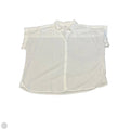 Blouse Short Sleeve By Beachlunchlounge In White, Size: Xl