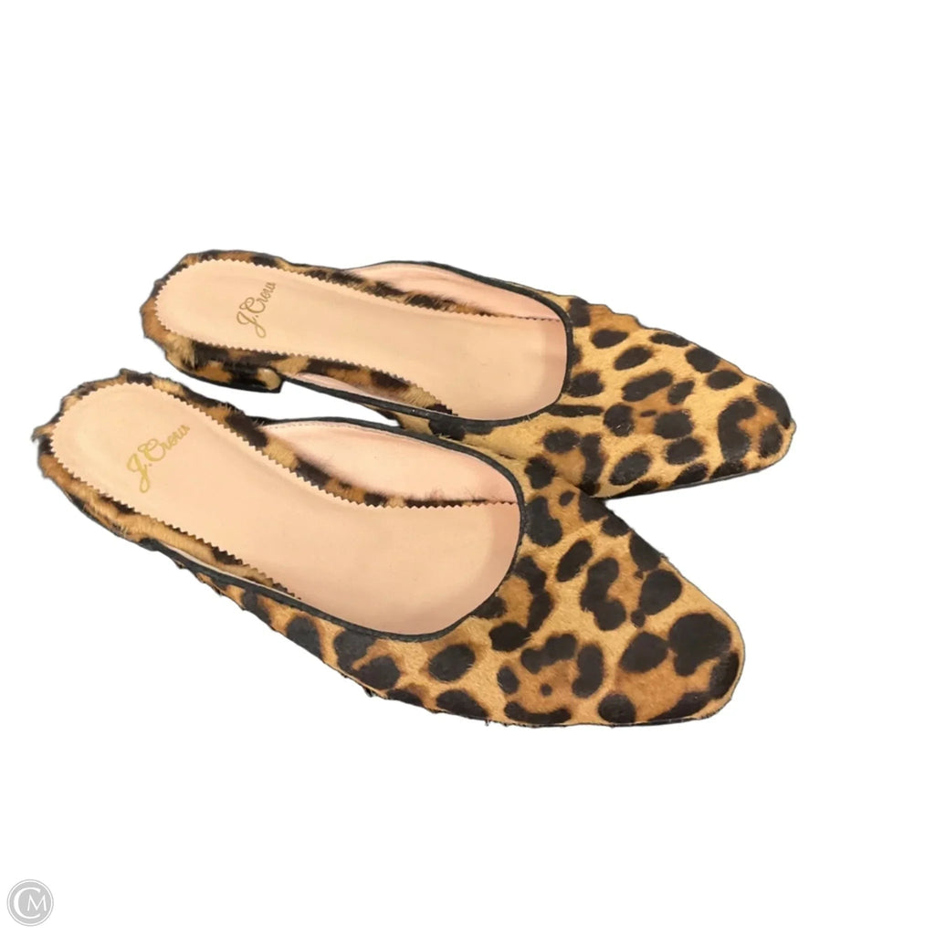 Shoes Flats By J. Crew In Animal Print, Size: 7