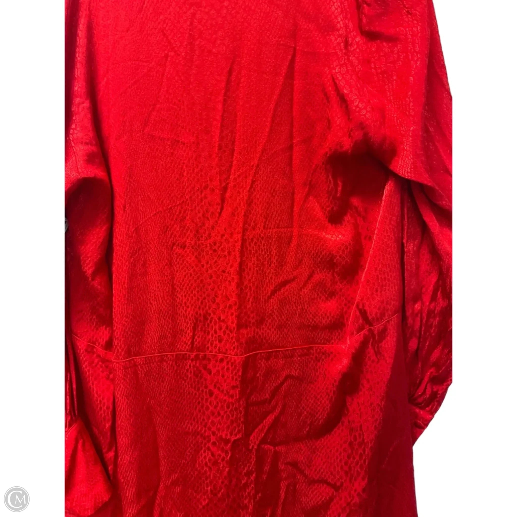 Dress Casual Maxi By H&m In Red, Size: 10