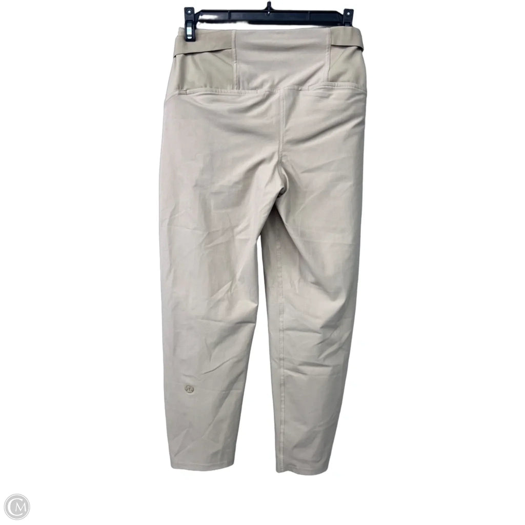 Athletic Pants By Lululemon In Tan, Size: 2
