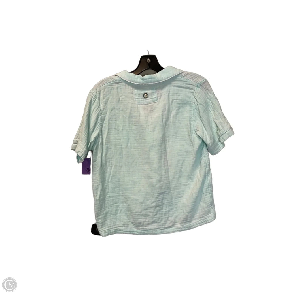 Top Short Sleeve Basic By Simply Southern In Blue, Size: S
