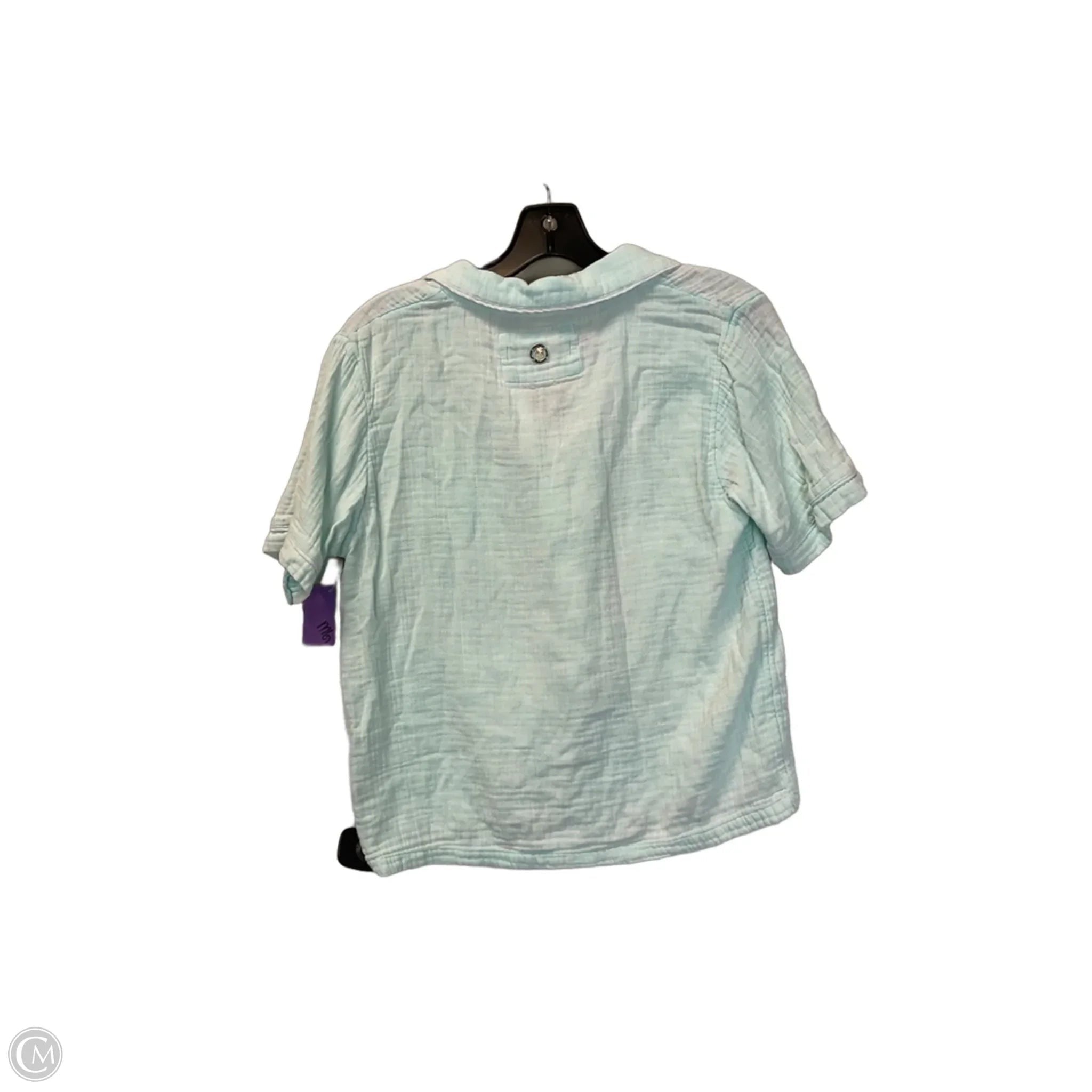 Top Short Sleeve Basic By Simply Southern In Blue, Size: S