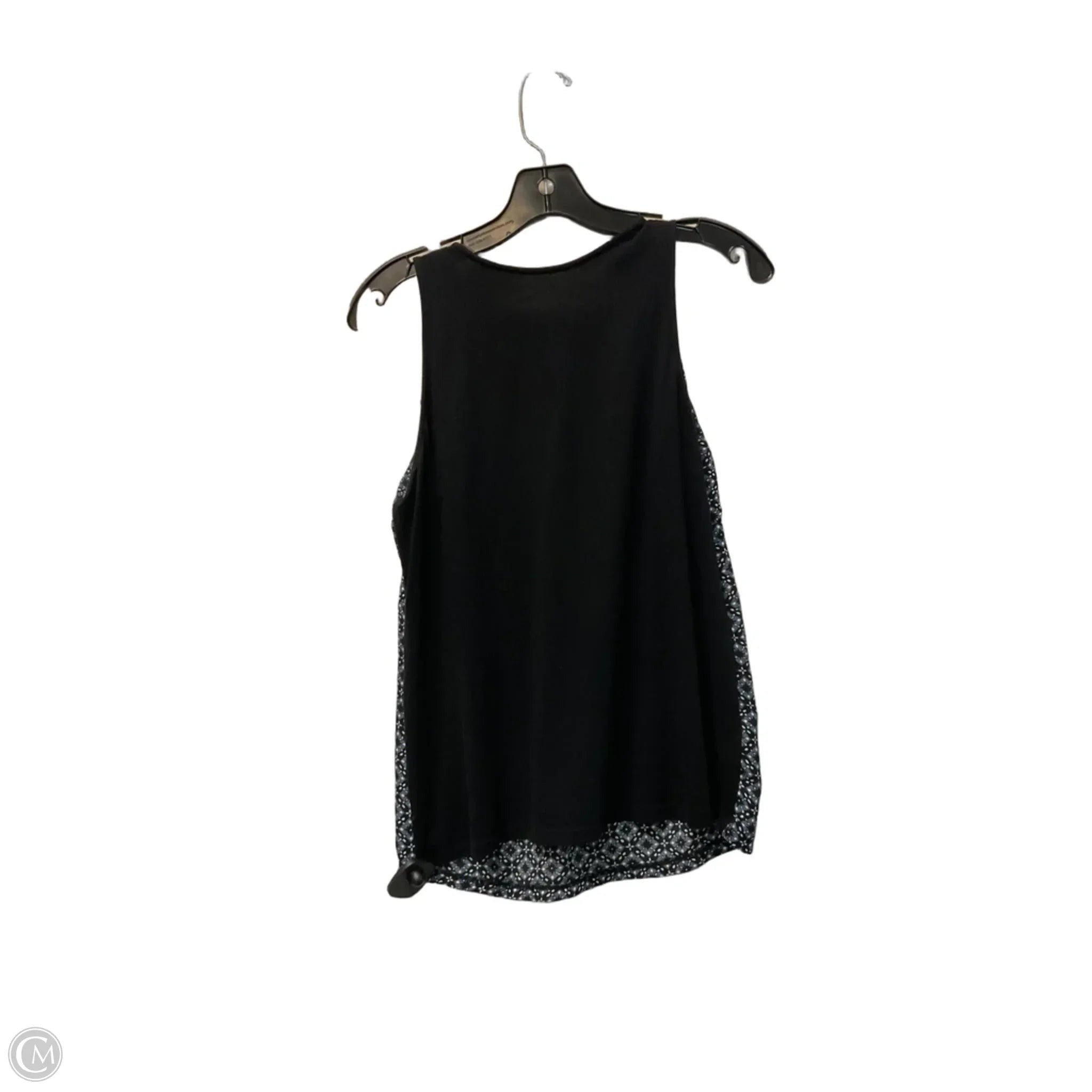 Top Sleeveless By Loft In Black & Blue, Size: Xs