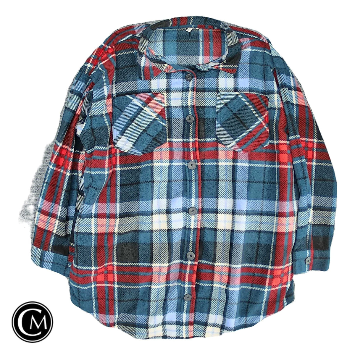 Jacket Shirt By Maurices In Plaid Pattern, Size: 1x
