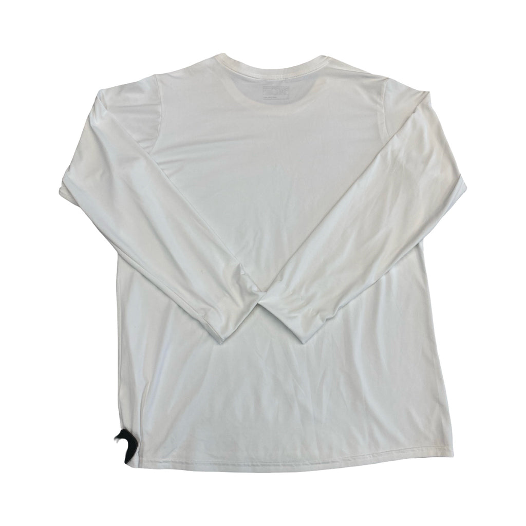 Athletic Top Ls Collar By Patagonia In White, Size:L