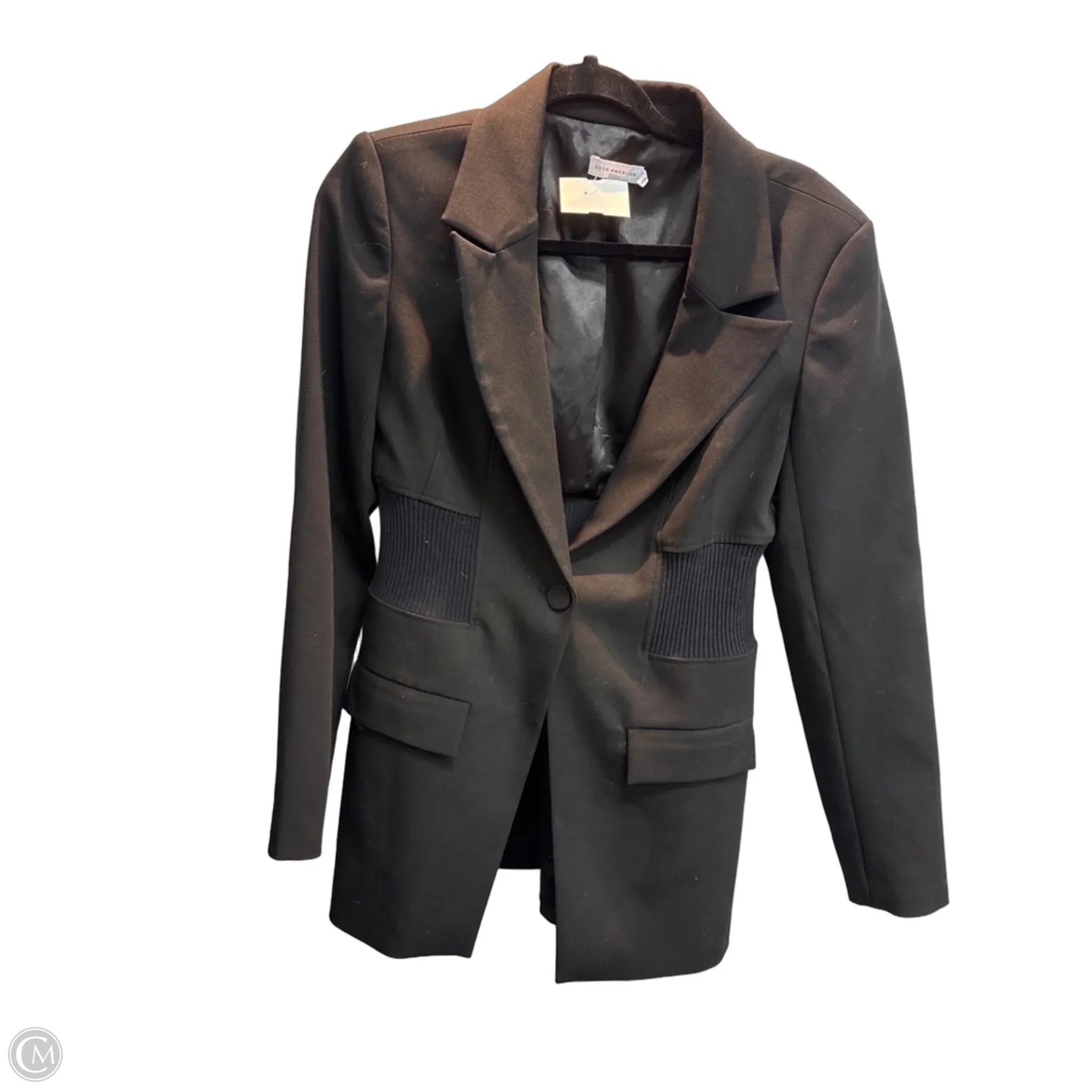 Blazer By Good American In Black, Size: 2
