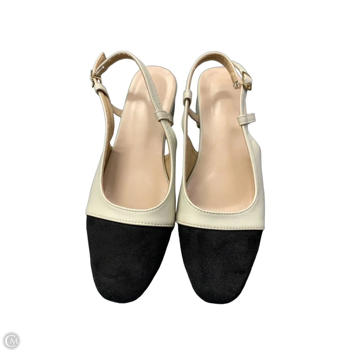 Shoes Heels Kitten By Clothes Mentor In Cream, Size: 8