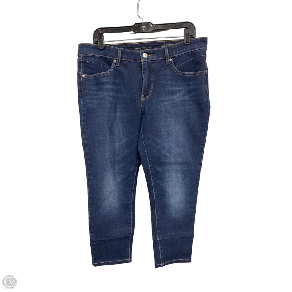 Jeans Skinny By Levis In Blue Denim, Size: 14