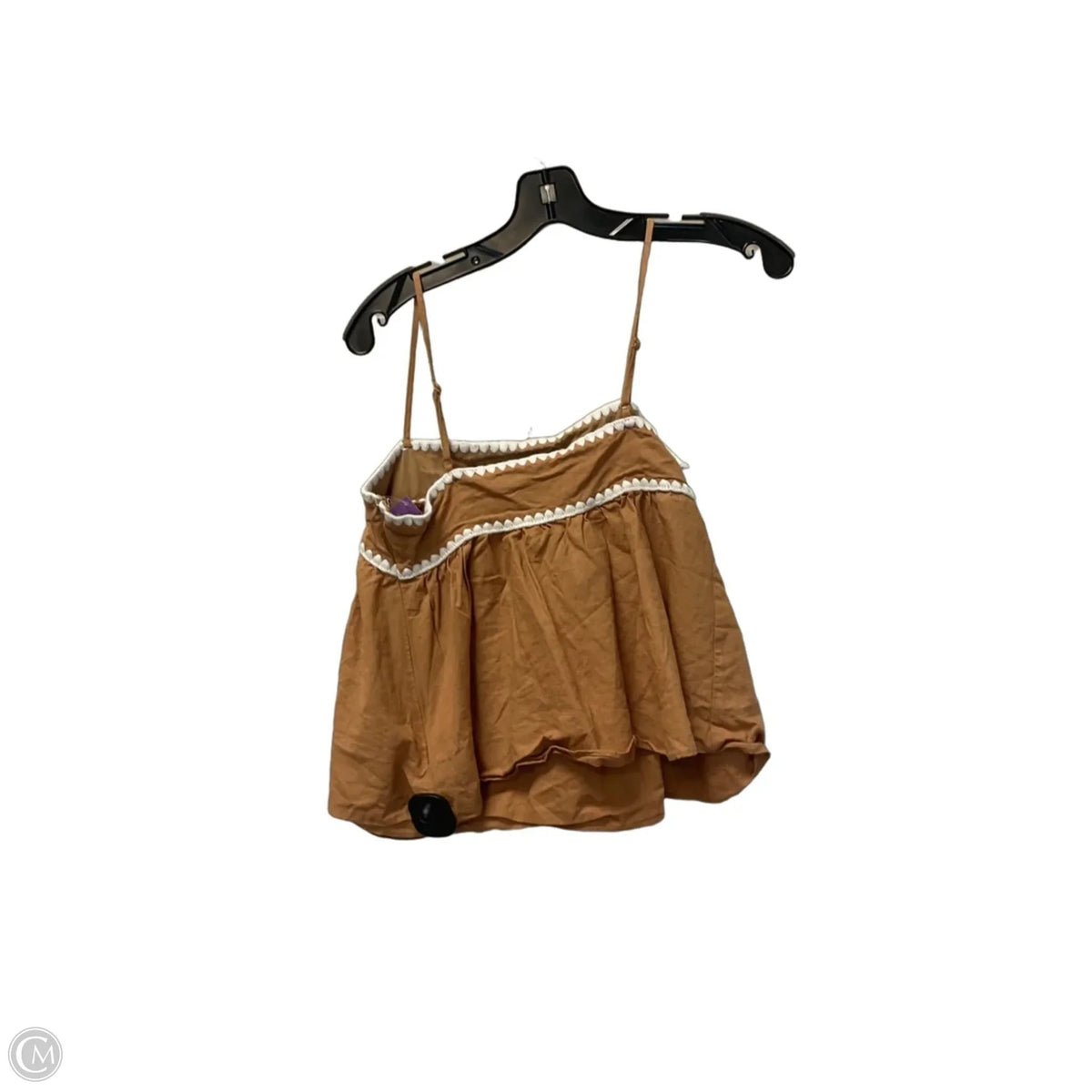 Top Sleeveless By Petal & Pup In Brown, Size: S