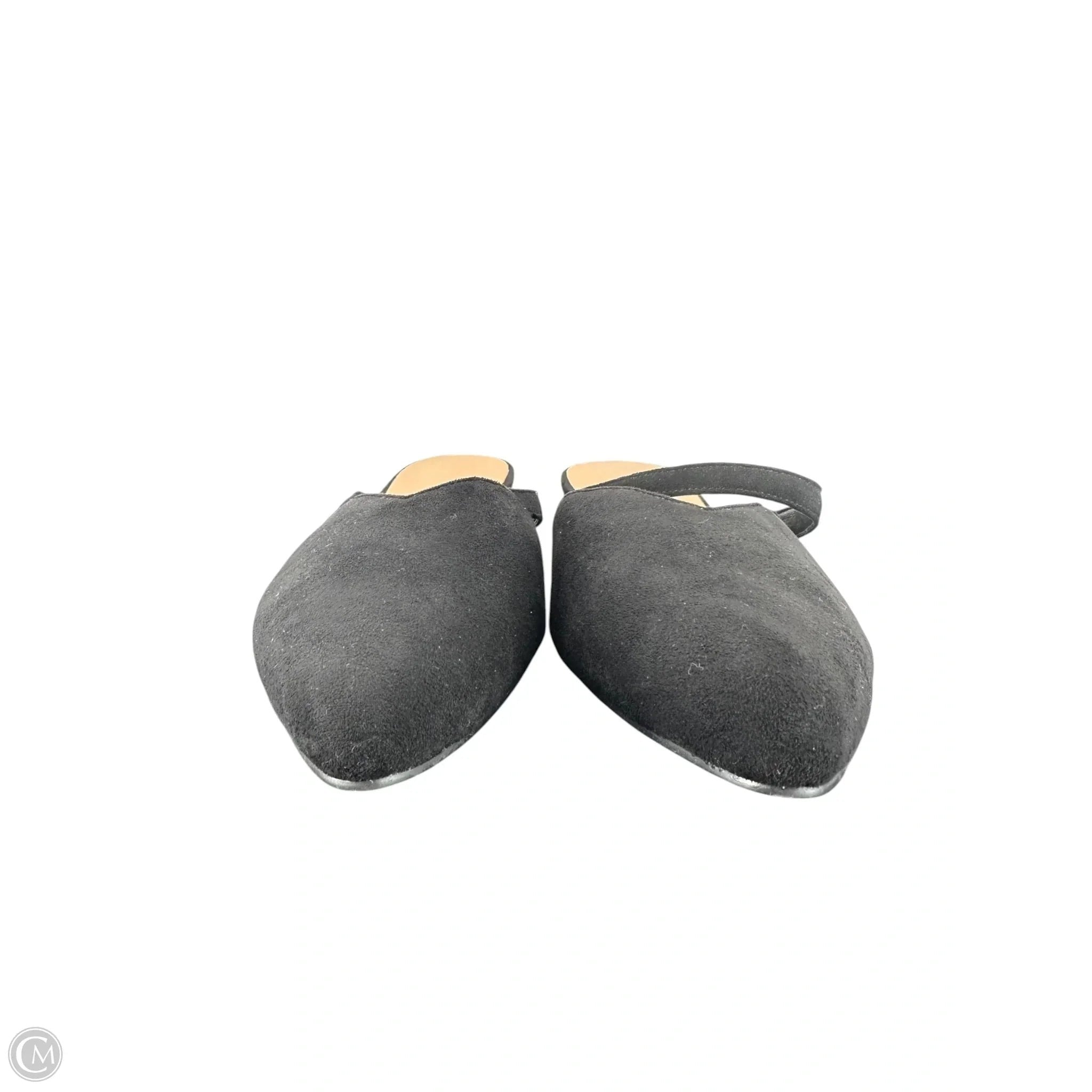 Shoes Flats By Clothes Mentor In Black, Size: 8.5
