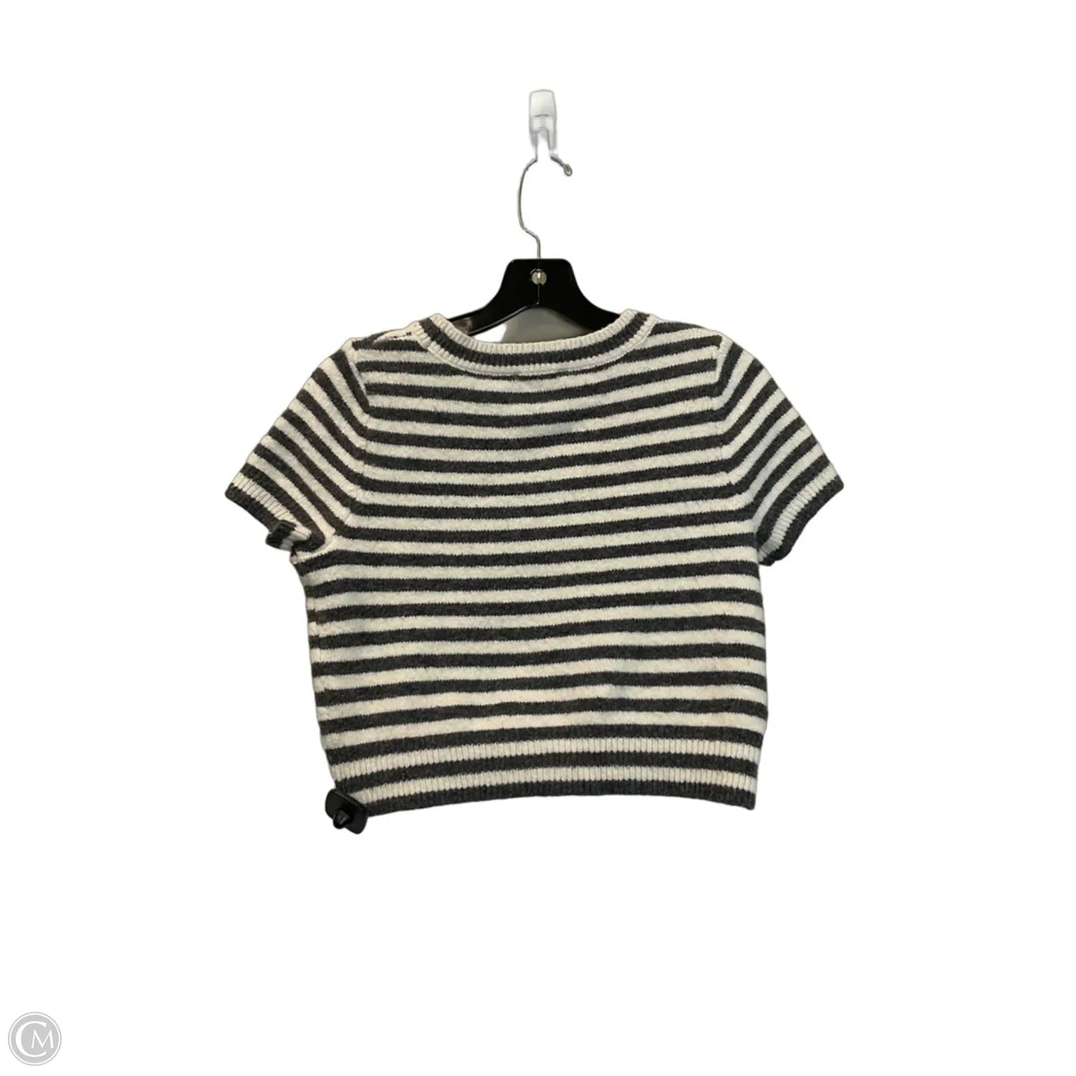 Sweater Short Sleeve By Freshman In Black, Size: M