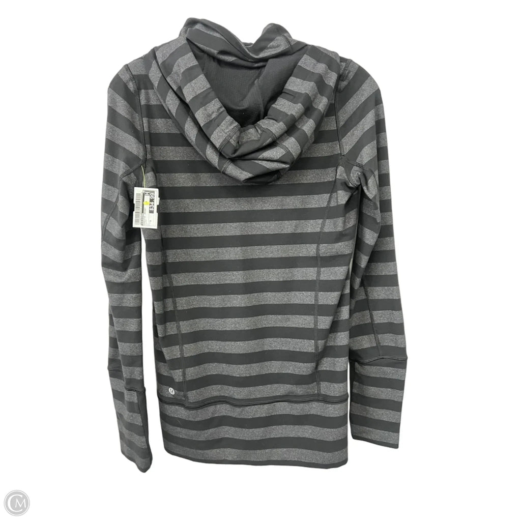 Athletic Jacket By Lululemon In Black, Size: 6