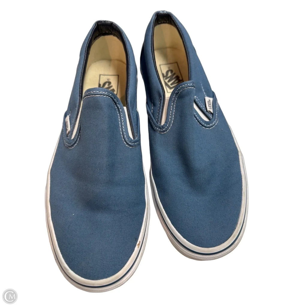Shoes Sneakers By Vans In Blue, Size: 9.5