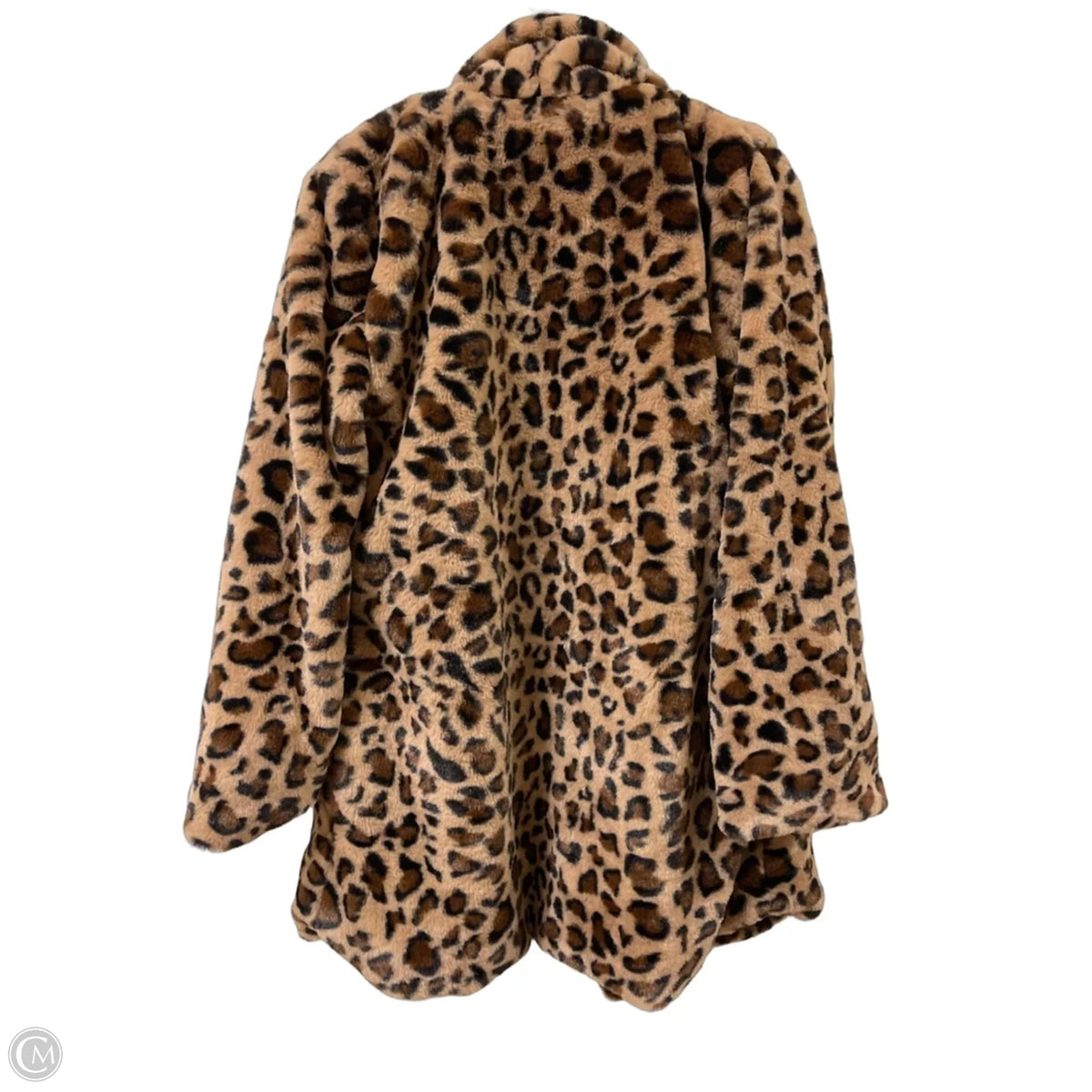 Coat Faux Fur & Sherpa By Love Tree In Animal Print, Size: M