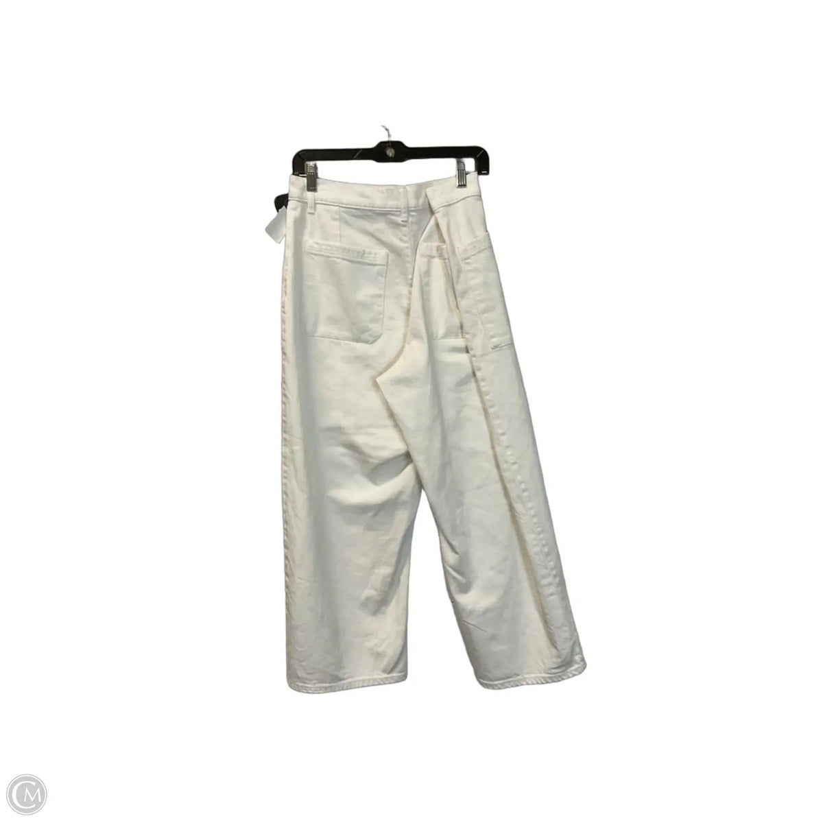 Jeans Wide Leg By Lucky Brand In White Denim, Size: 14
