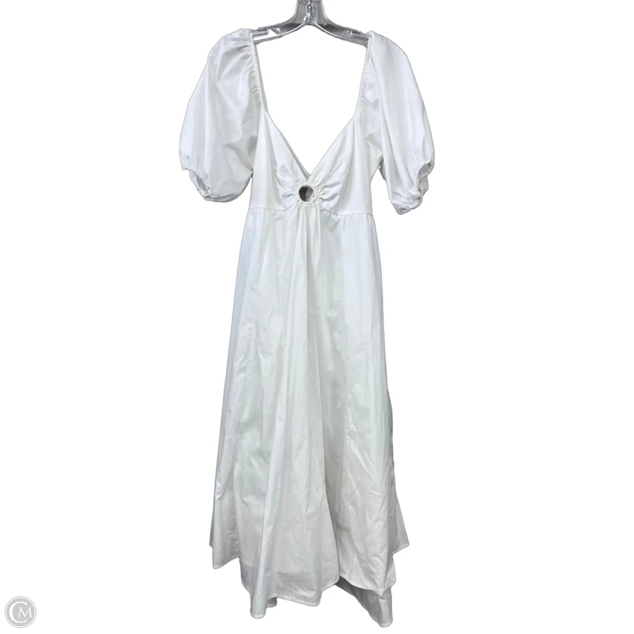 Dress Casual Maxi By Abercrombie And Fitch In White, Size: L