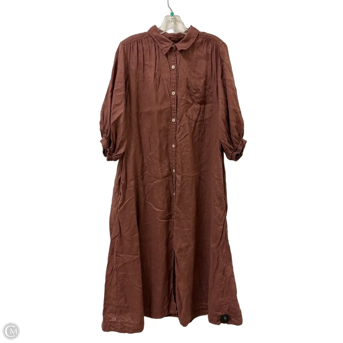 Dress Casual Maxi By Maeve In Brown, Size: Mp