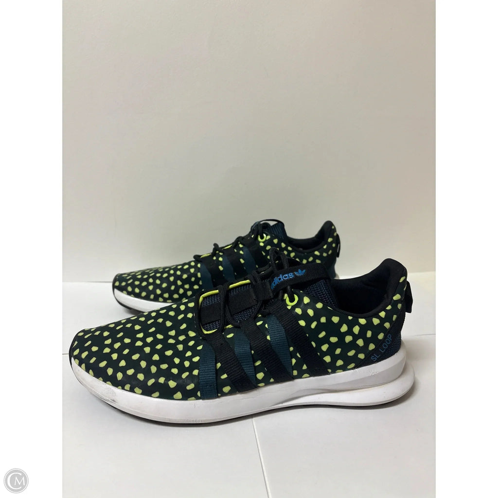 Shoes Athletic By Adidas In Yellow, Size: 9