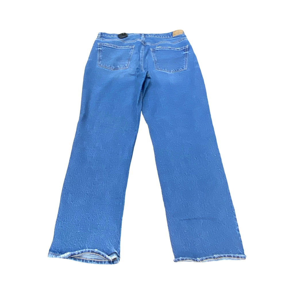 Jeans Straight By American Eagle In Blue Denim, Size:16