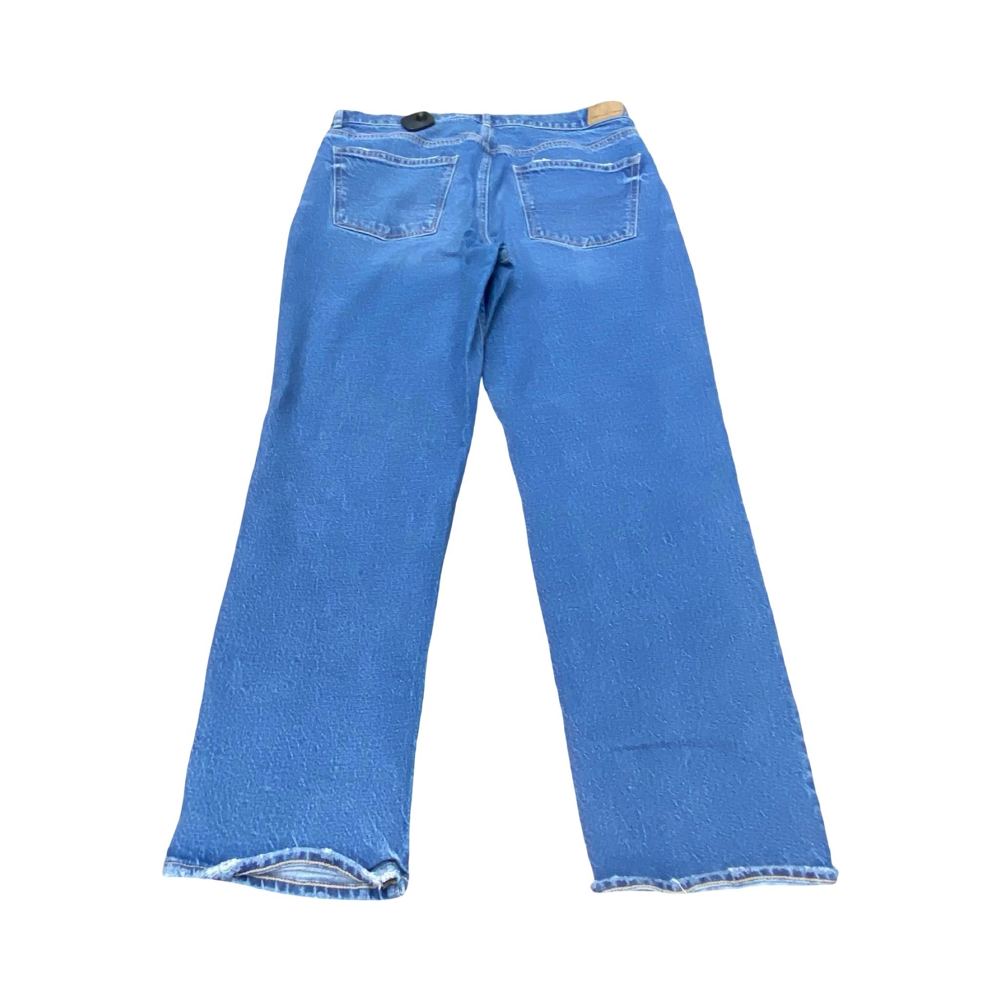 Jeans Straight By American Eagle In Blue Denim, Size:16