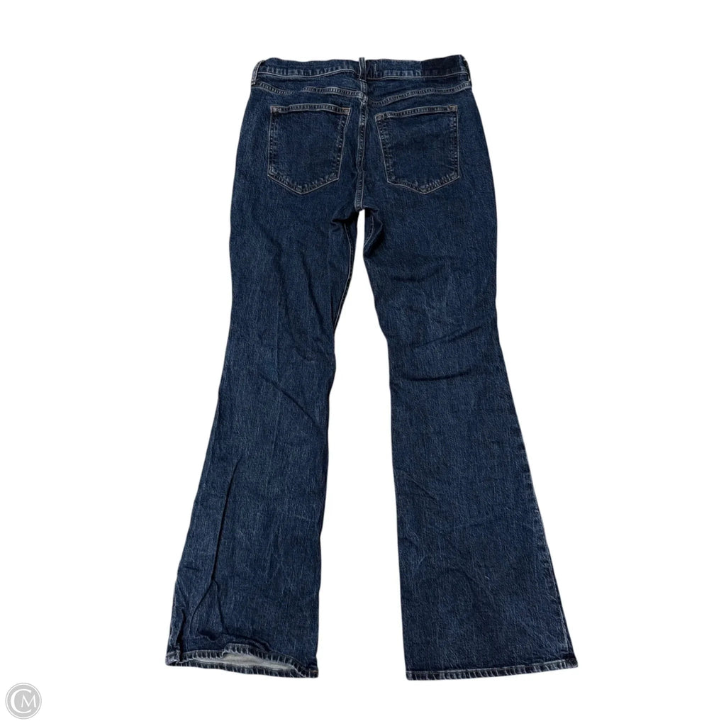 Jeans Boot Cut By Abercrombie And Fitch In Blue Denim, Size: 8