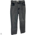 Jeans Straight By Abercrombie And Fitch In Grey Denim, Size: 2