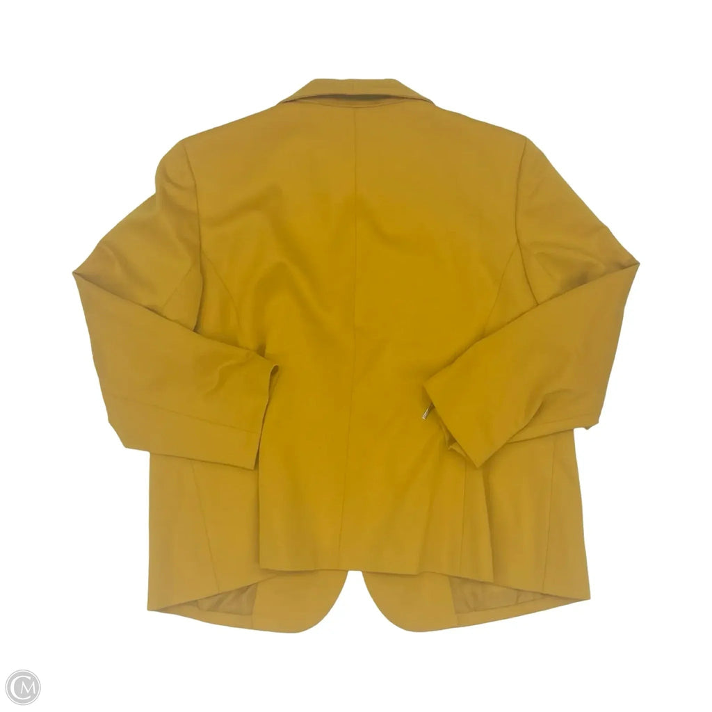 Blazer By Kasper In Yellow, Size: 20