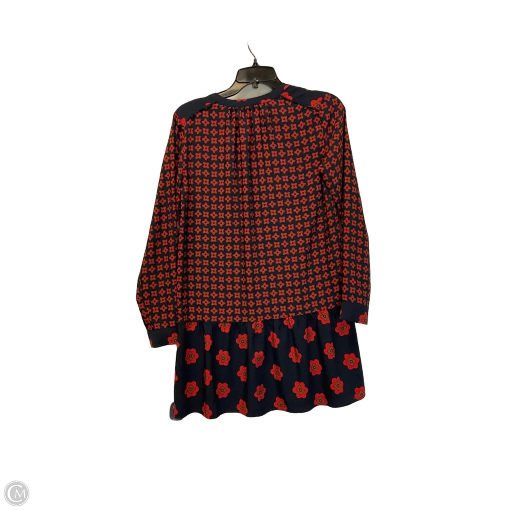 Dress Work By Loft In Black & Orange, Size: Xs