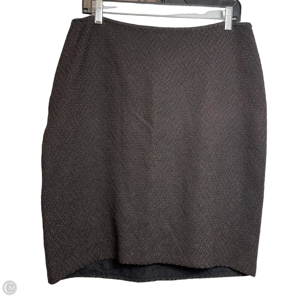 Skirt Mini & Short By St John Knits In Brown, Size: L