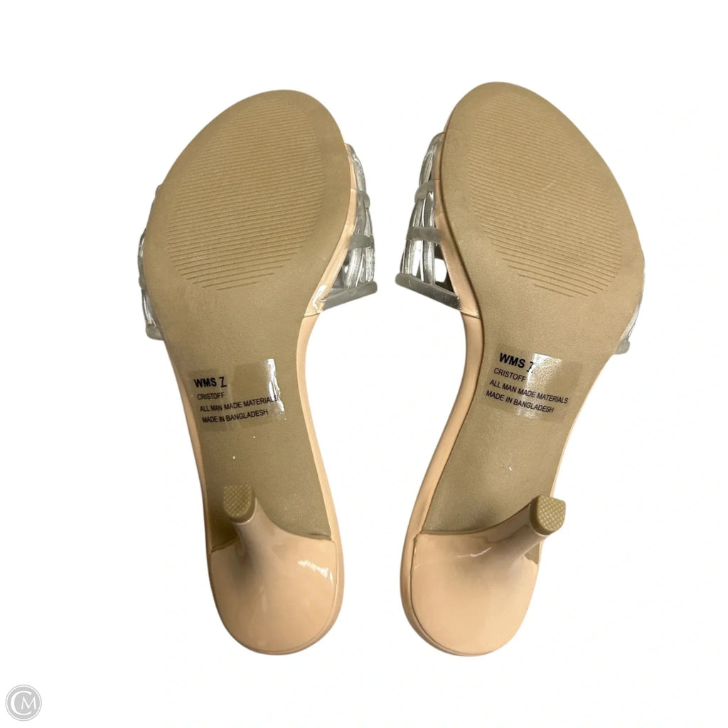 Sandals Heels Stiletto By Dolce Vita In Clear, Size: 7