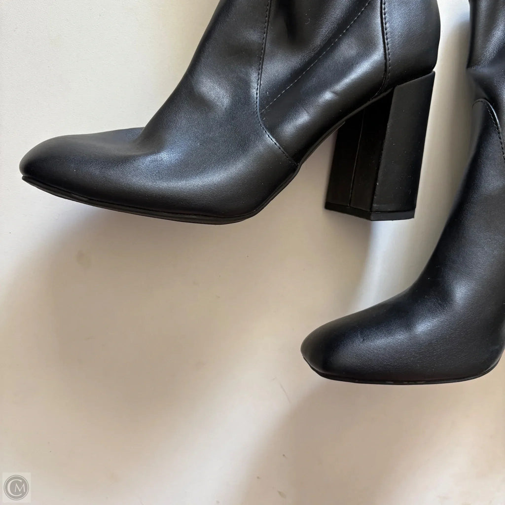 Boots Ankle Heels By A New Day In Black, Size: 9.5