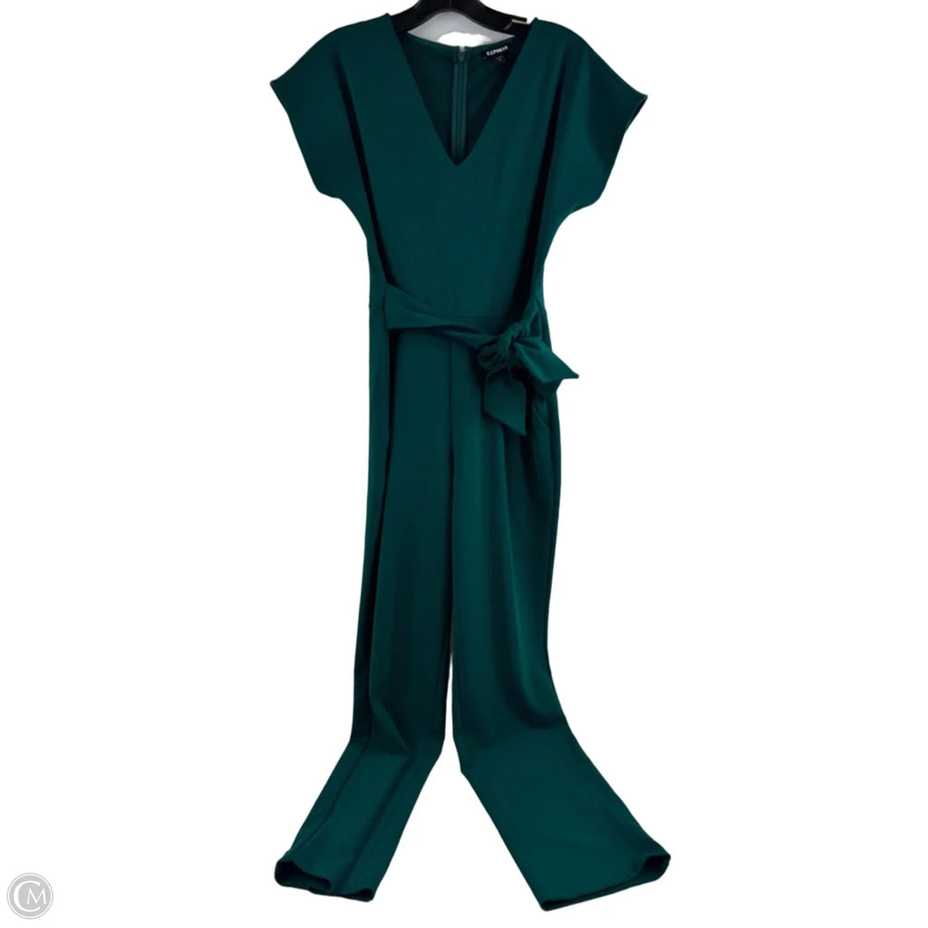 Jumpsuit By Express In Green, Size: Xs