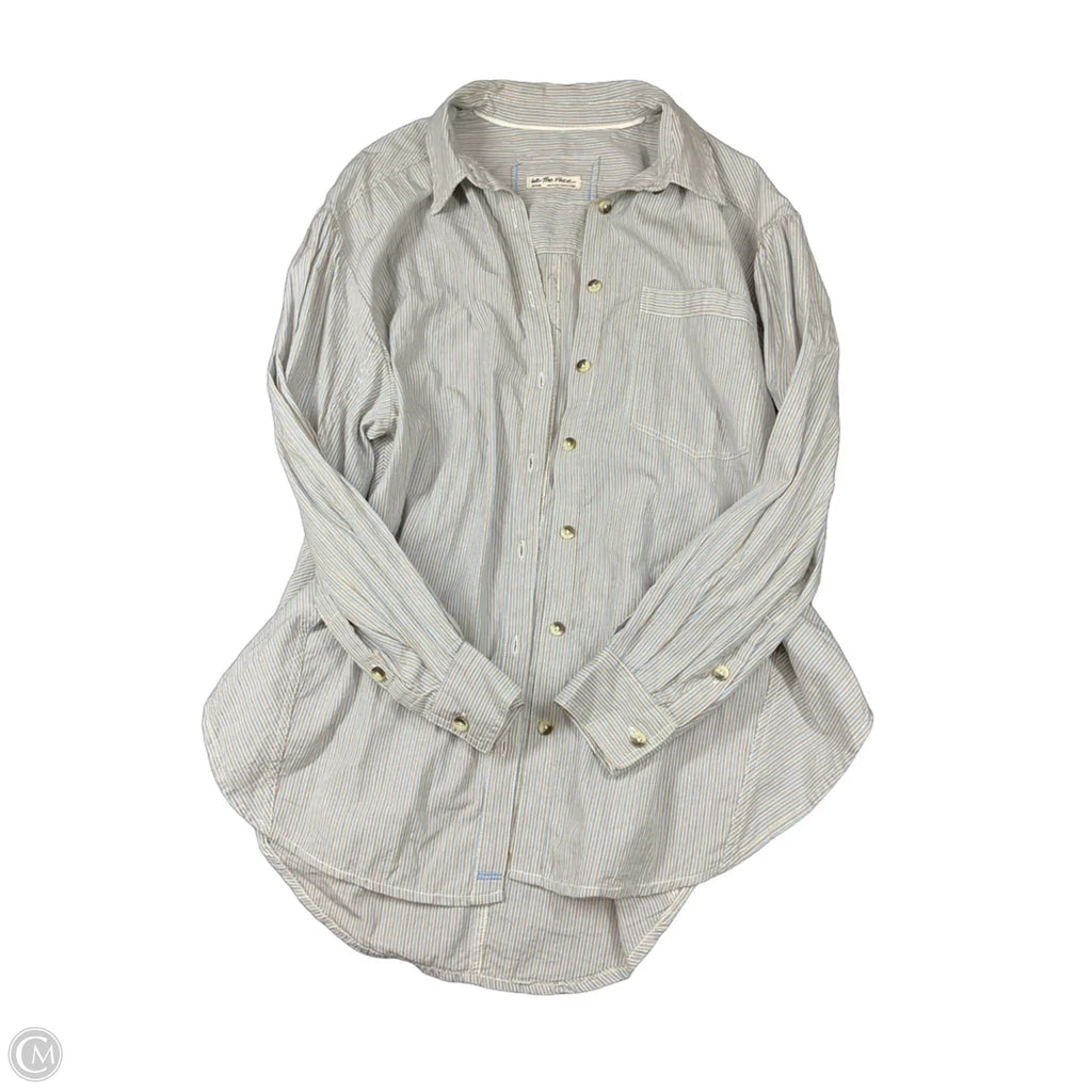 Top Long Sleeve By We The Free In Grey, Size: M
