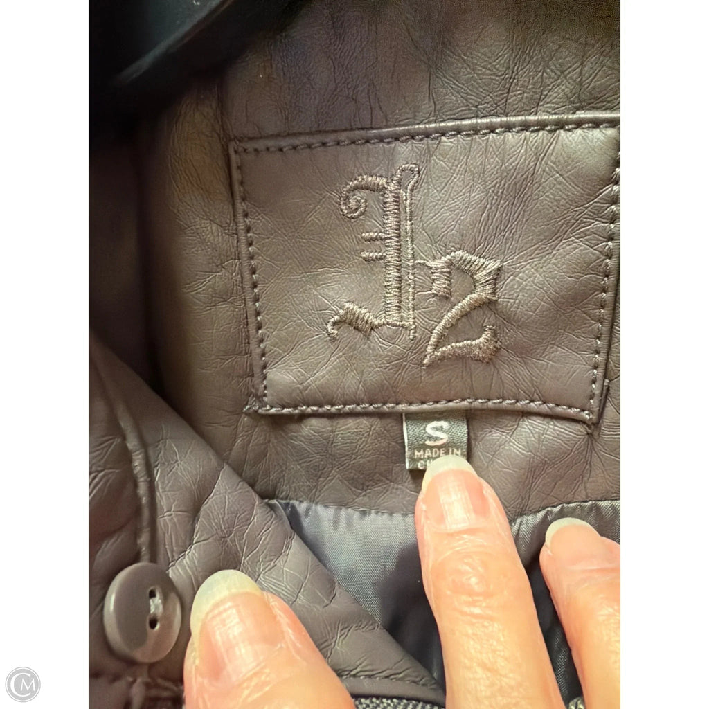 Jacket Moto By Jou Jou In Grey, Size: S