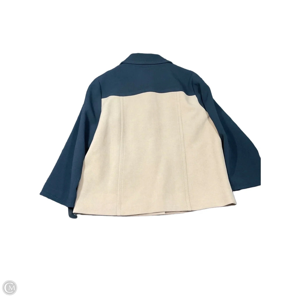 Blazer By Banana Republic In Black & Tan, Size: L