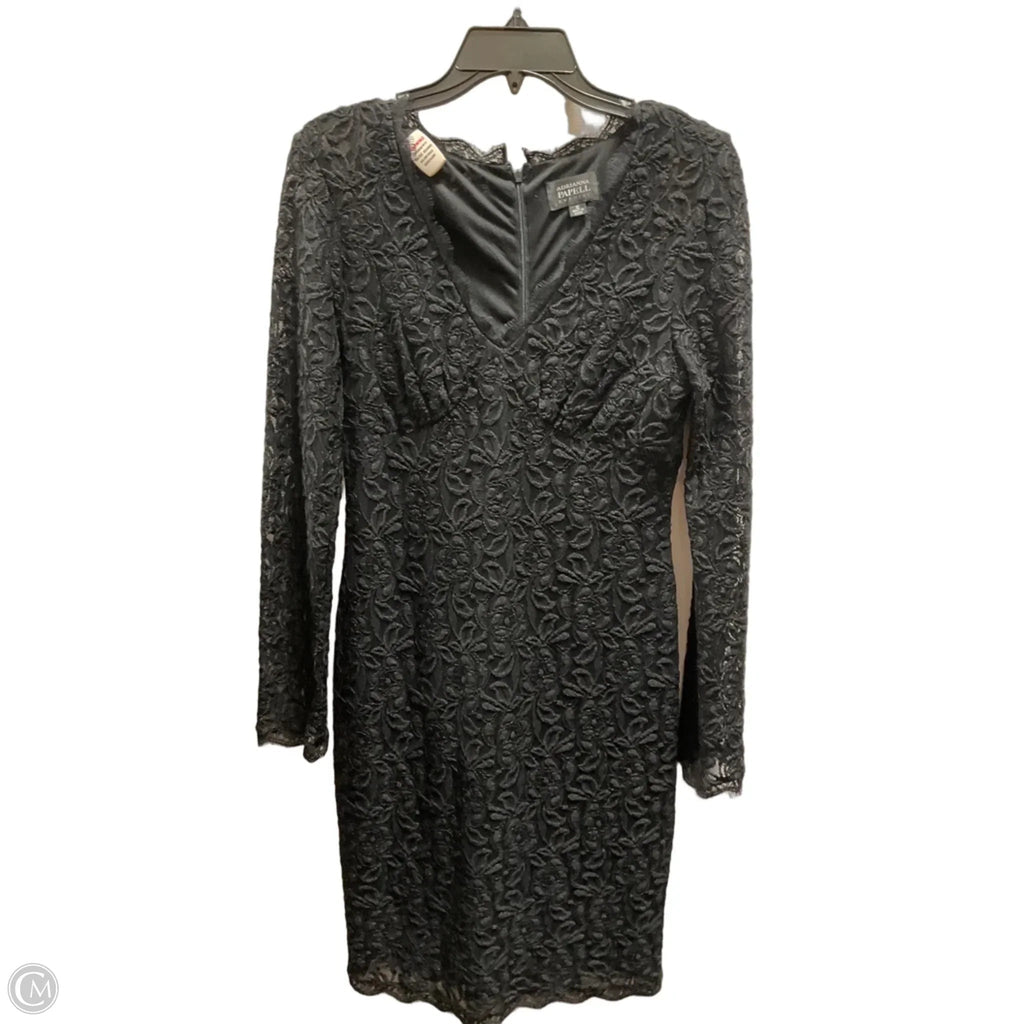 Dress Party Midi By Adrianna Papell In Black, Size: M