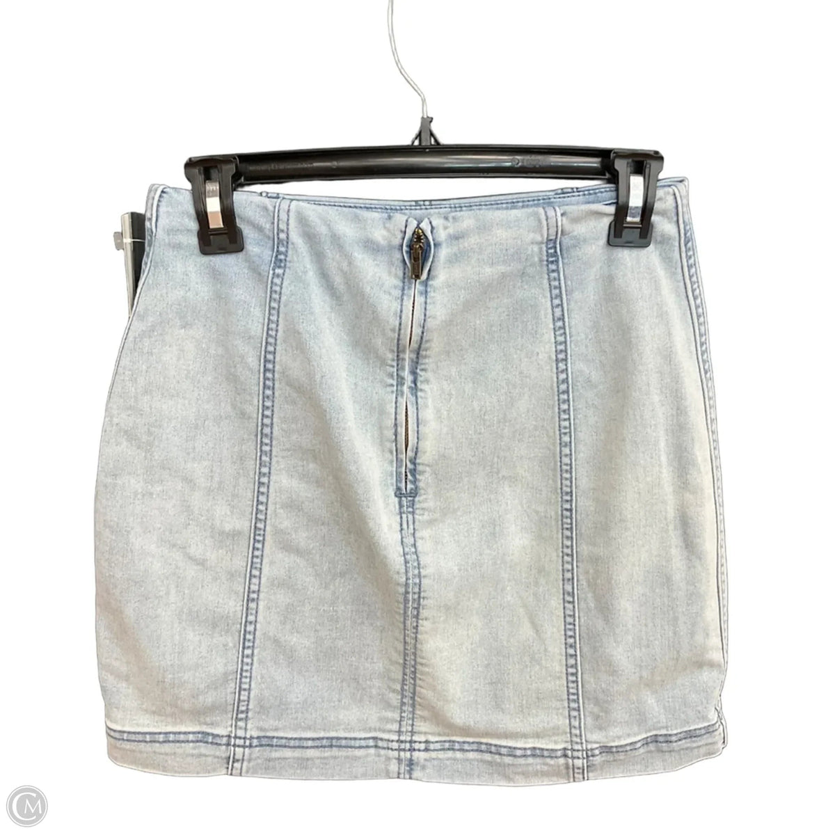 Skirt Midi By Free People In Blue Denim, Size: 6