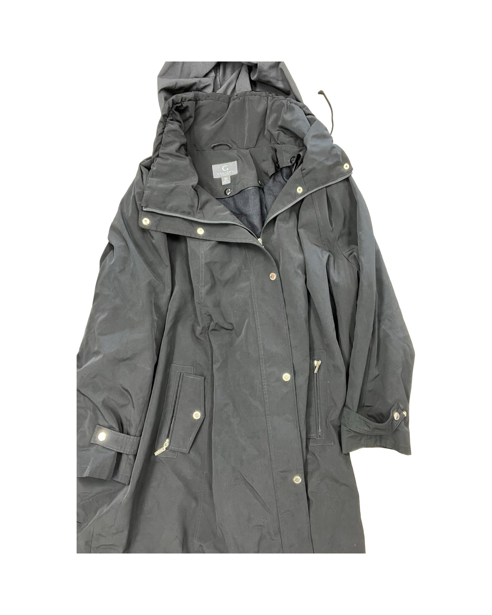 Coat Other By Gallery In Black, Size:3X