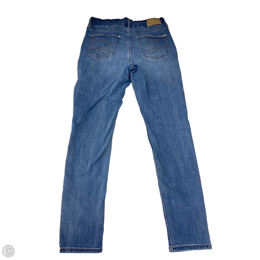 Jeans Skinny By Seven 7 In Blue, Size: 10