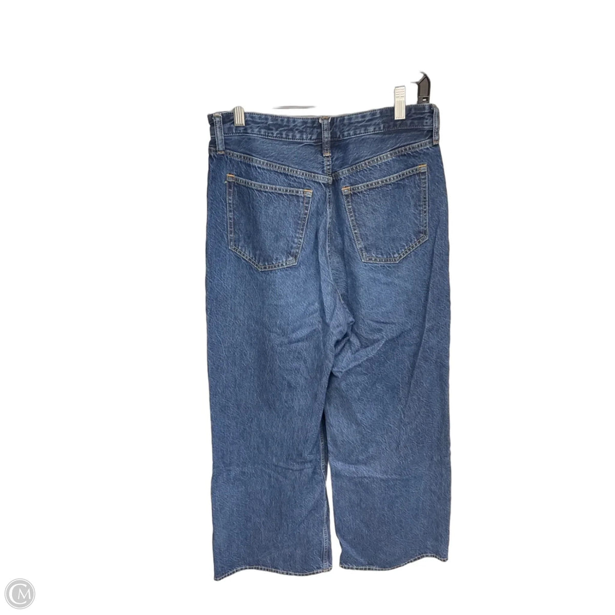 Jeans Wide Leg By Abercrombie And Fitch In Blue Denim, Size: 8