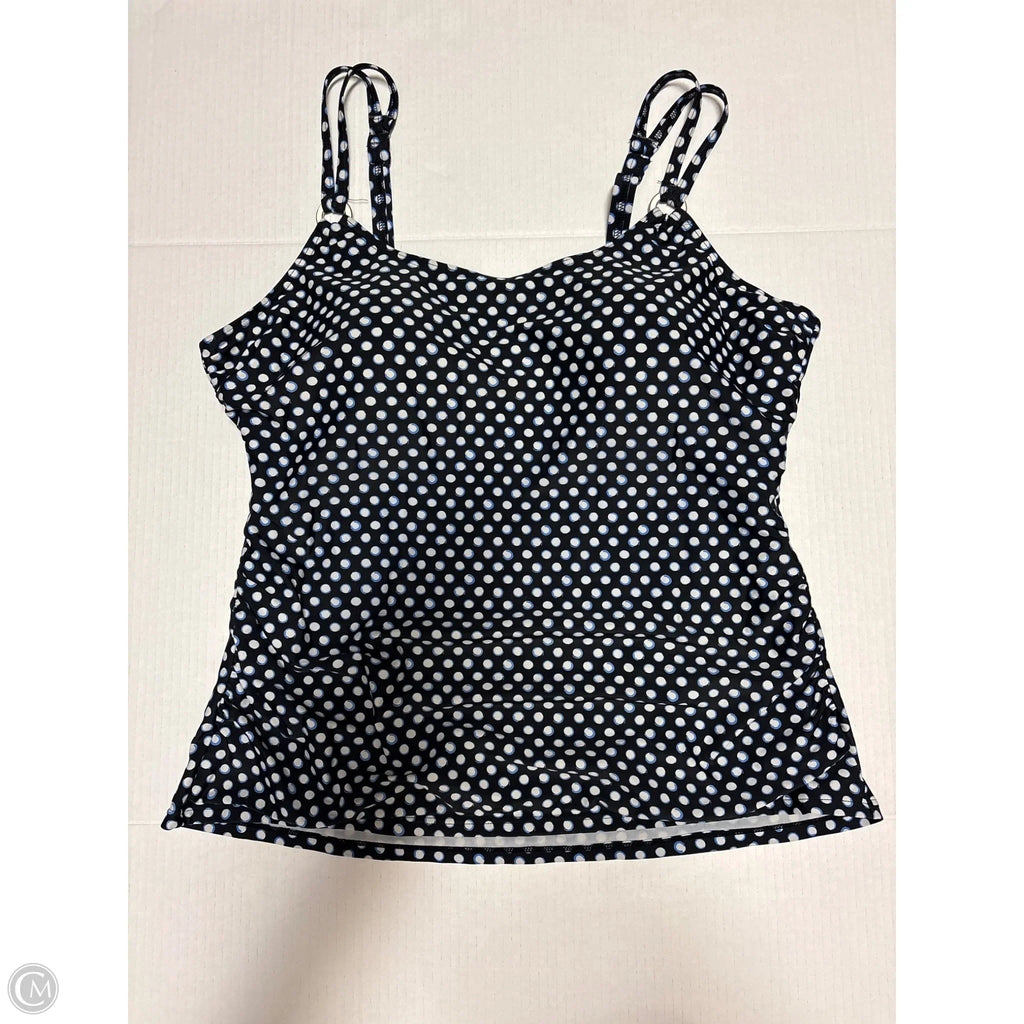 Swimsuit Top By Croft And Barrow In Blue, Size: 20