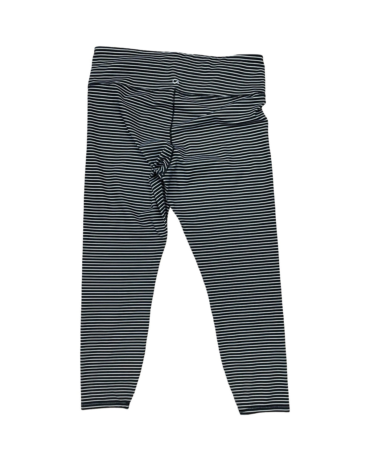 Athletic Leggings By Gapfit In Black & White, Size:L