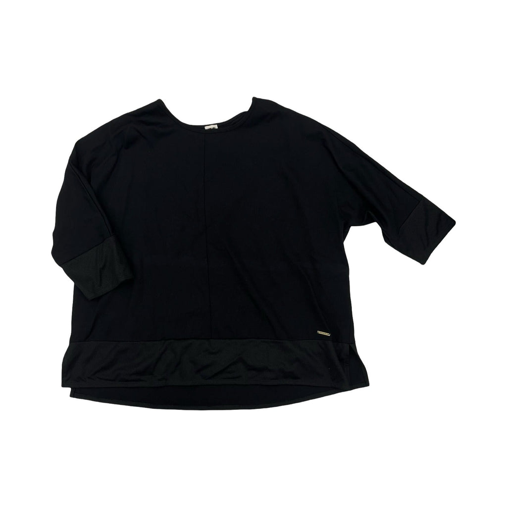 Blouse Ss By Anne Klein In Black, Size:3X