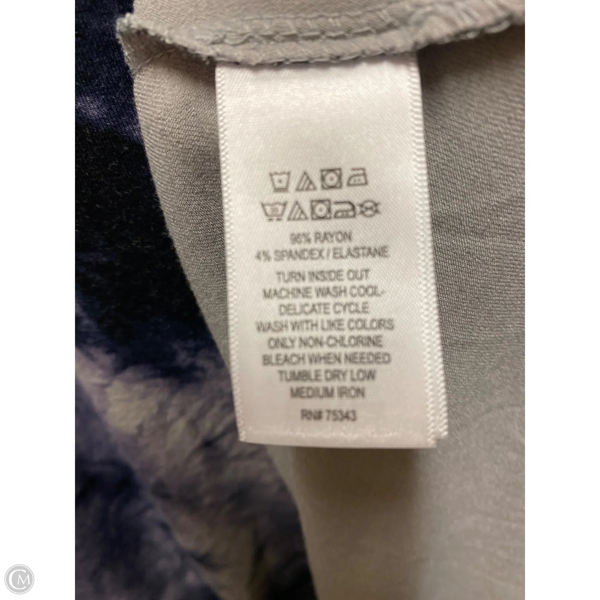 Dress Casual Midi By Cynthia Rowley In Blue, Size: 1x