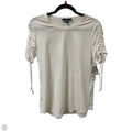 Top Short Sleeve By Karen Scott In White, Size: Small