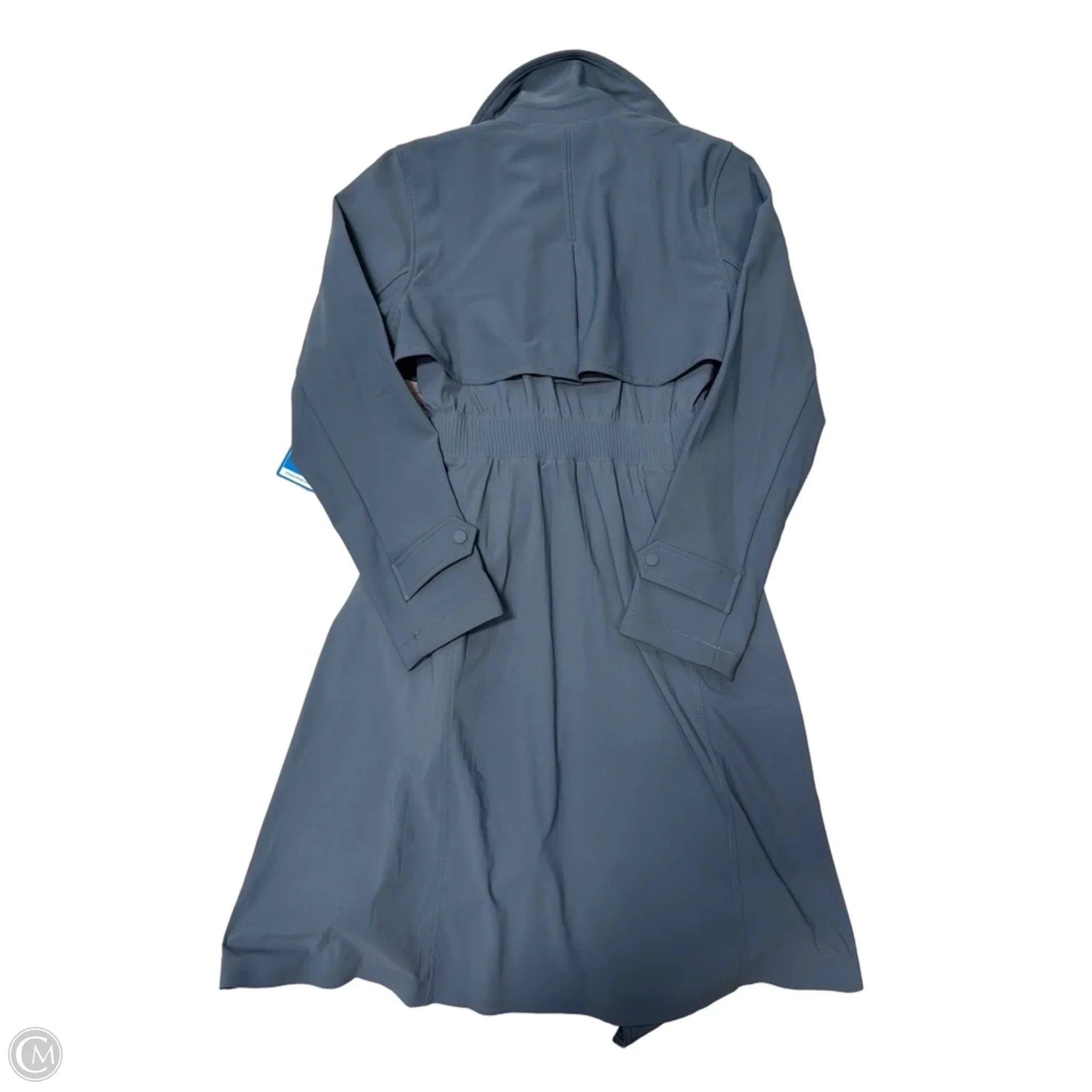 Athleta Stella Trench Designer Coat In Grey, Size: M