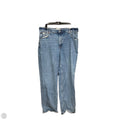 Jeans Boot Cut By Abercrombie And Fitch In Blue Denim, Size: 16