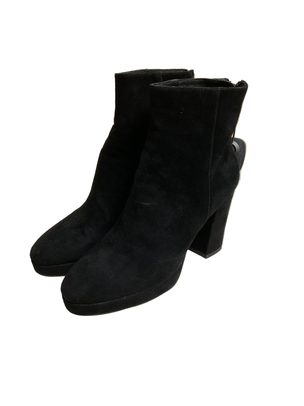 Boots Ankle Heels By Cma In Black, Size:7
