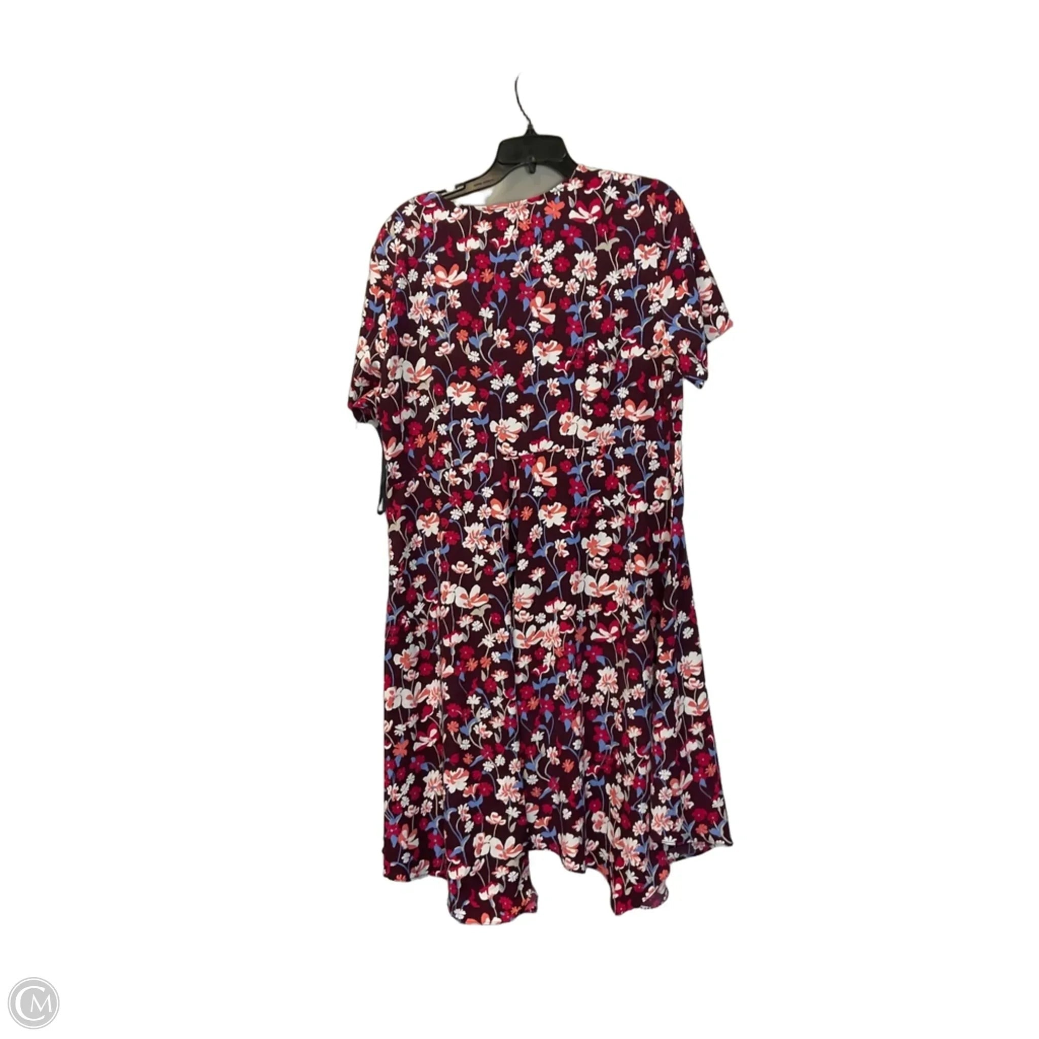 Dress Casual Midi By Tommy Hilfiger In Floral Print, Size: 16