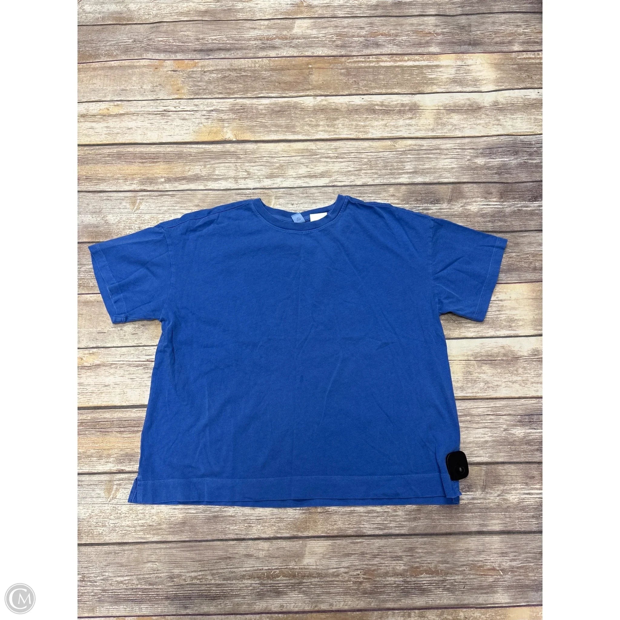 Top Short Sleeve By Old Navy In Blue, Size: M
